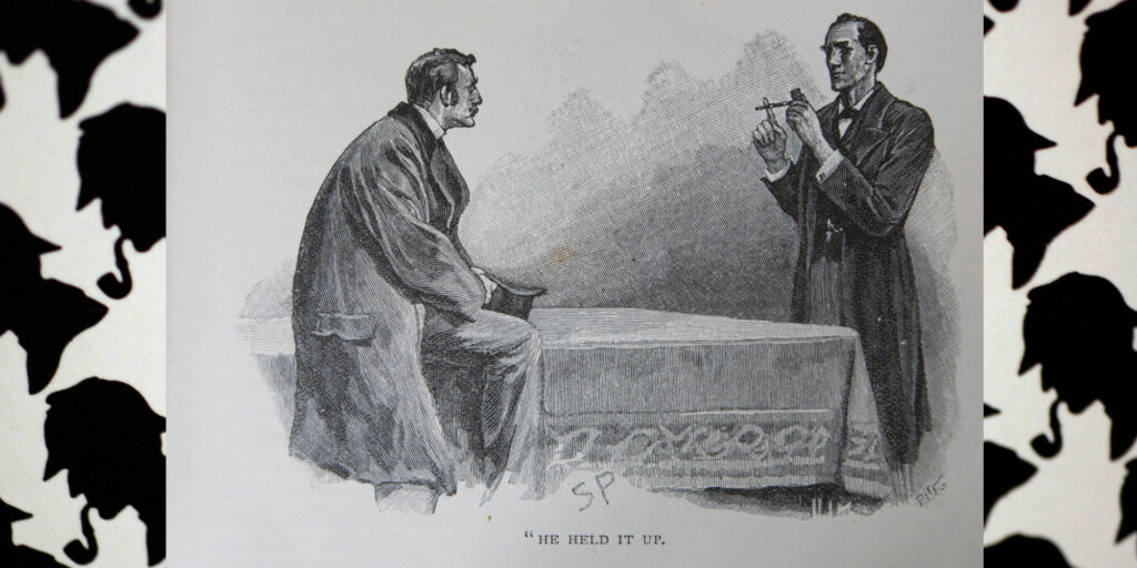 illustration from The Adventure of Sherlock Holmes