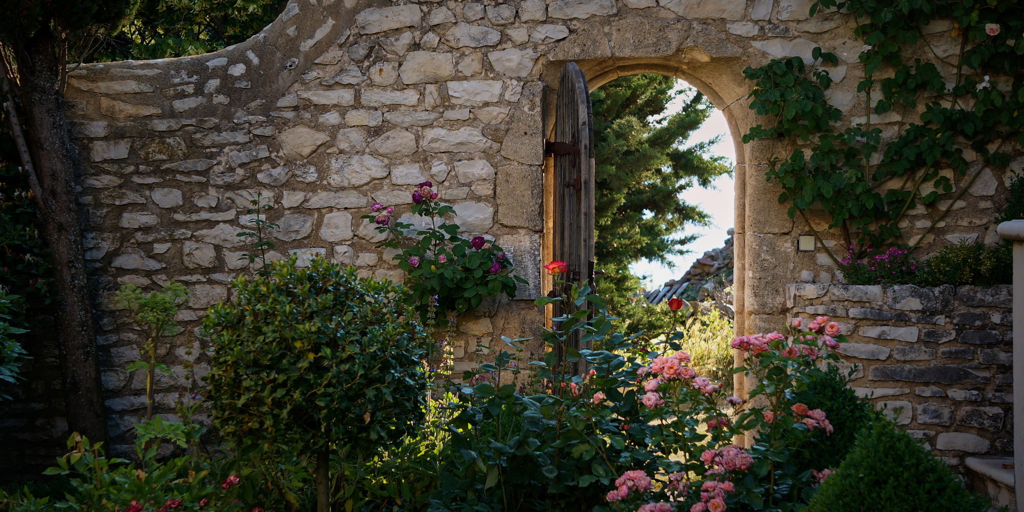 The door to the Secret Garden