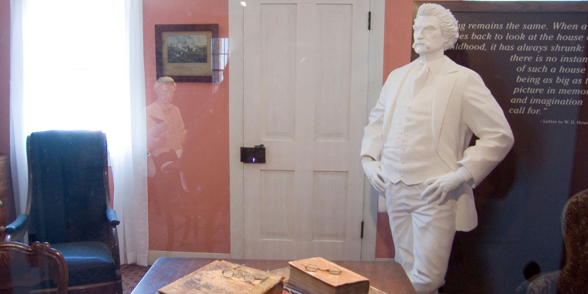 Mark Twain childhood home Hannibal Mo USA